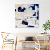 Drifting In Blue No. 1 (Square) Canvas Print
