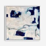 Drifting In Blue No. 1 (Square) Canvas Print