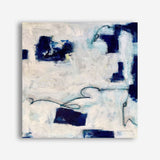 Drifting In Blue No. 1 (Square) Canvas Print