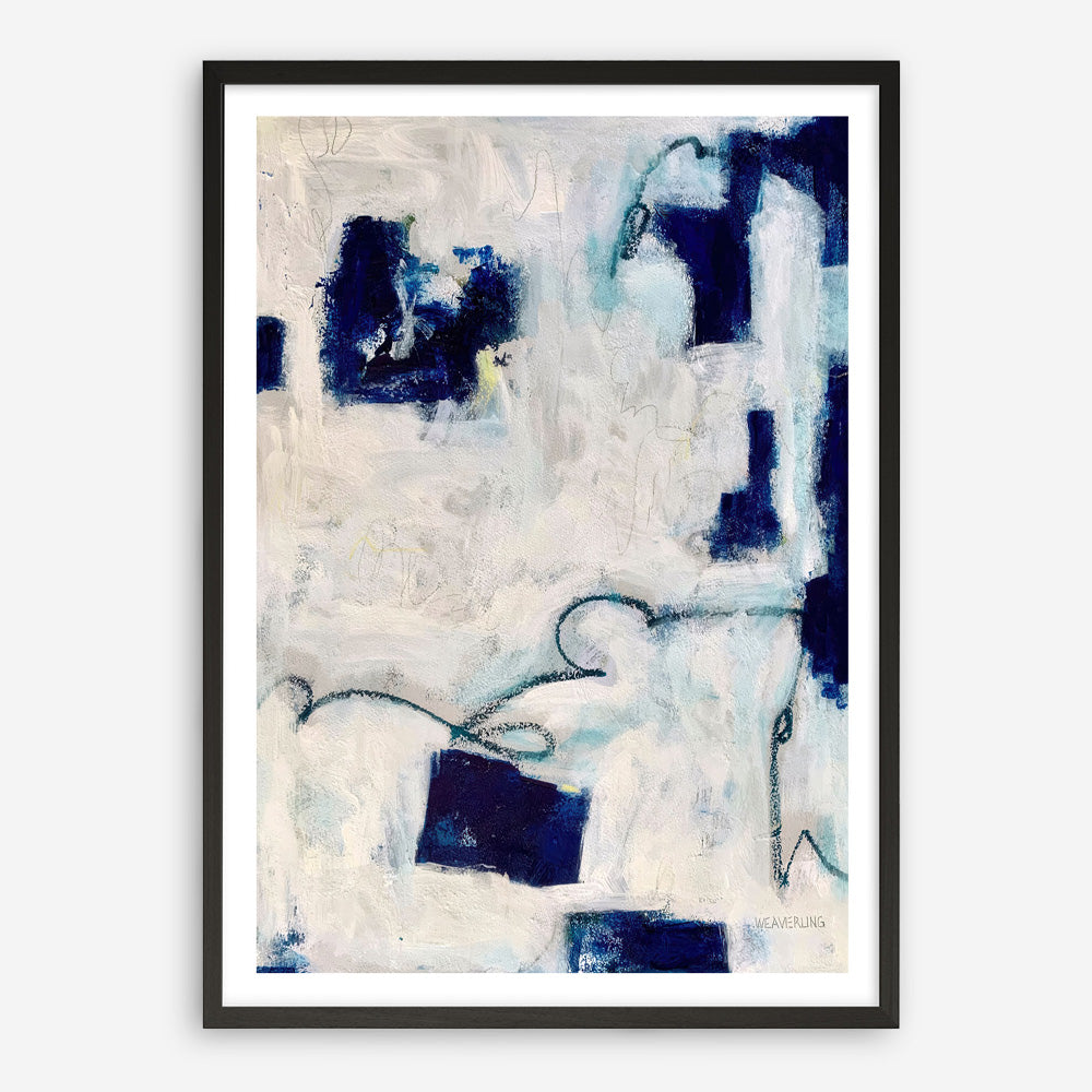 Drifting In Blue No. 1 Art Print