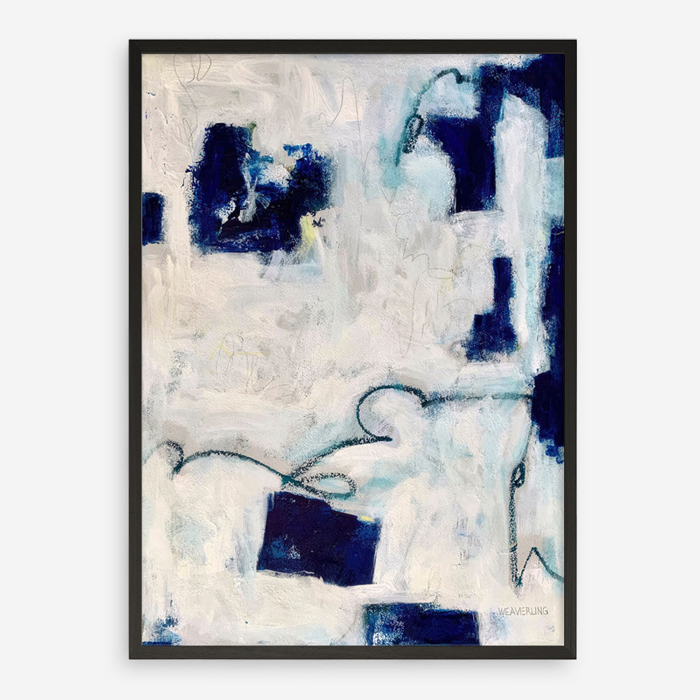 Drifting In Blue No. 1 Art Print