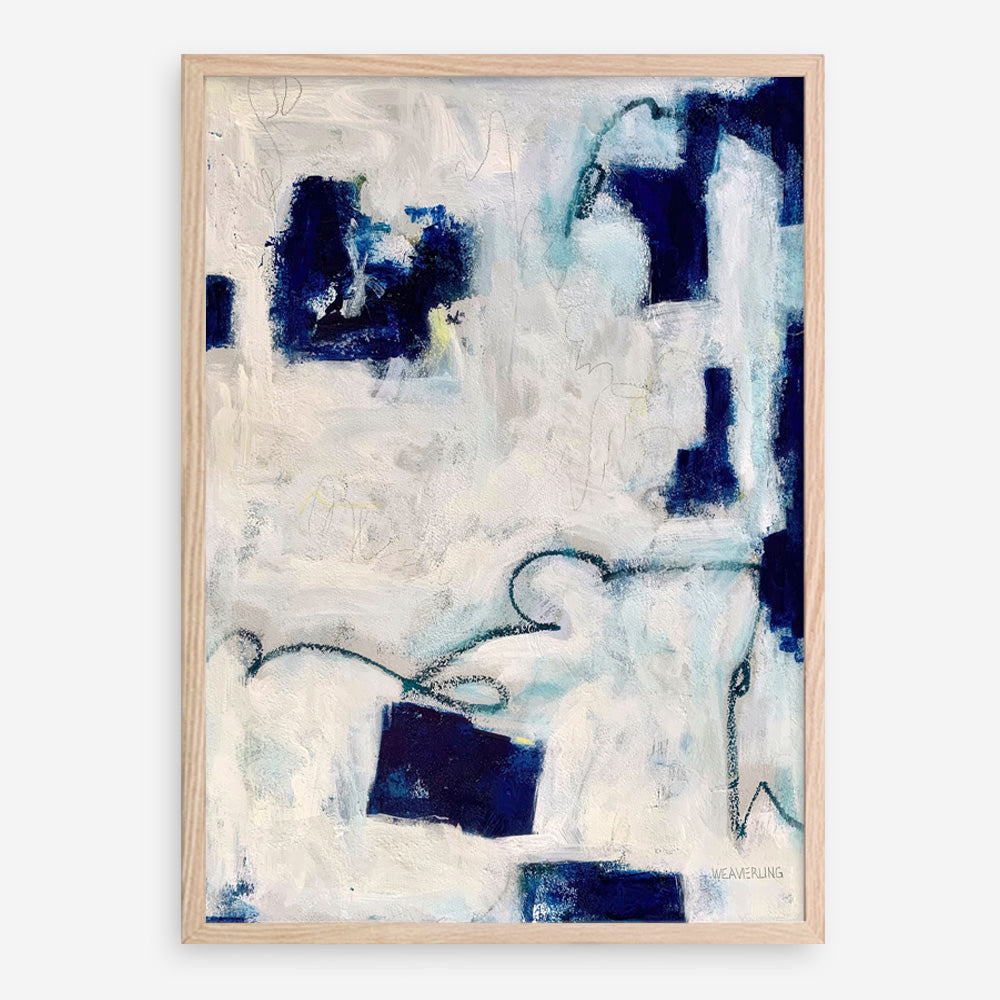 Drifting In Blue No. 1 Art Print