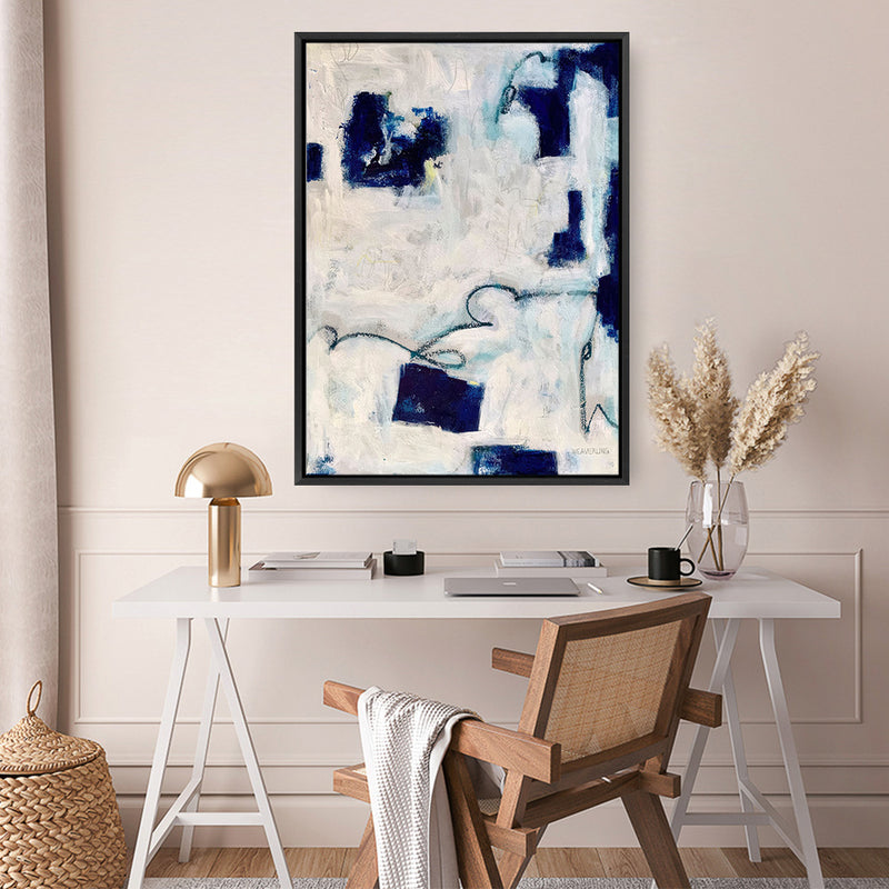 Drifting In Blue No. 1 Canvas Print