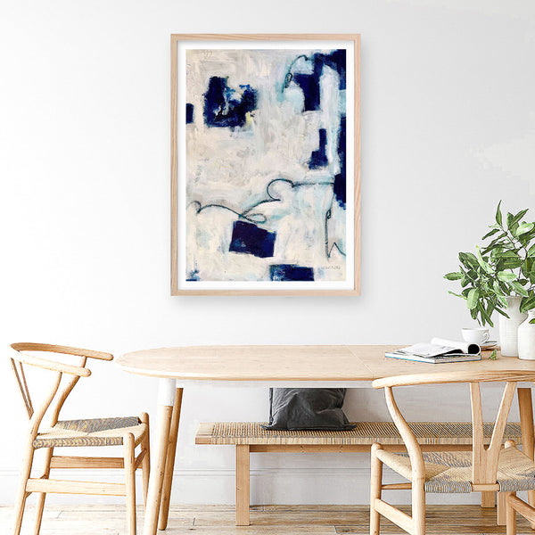 Drifting In Blue No. 1 Art Print