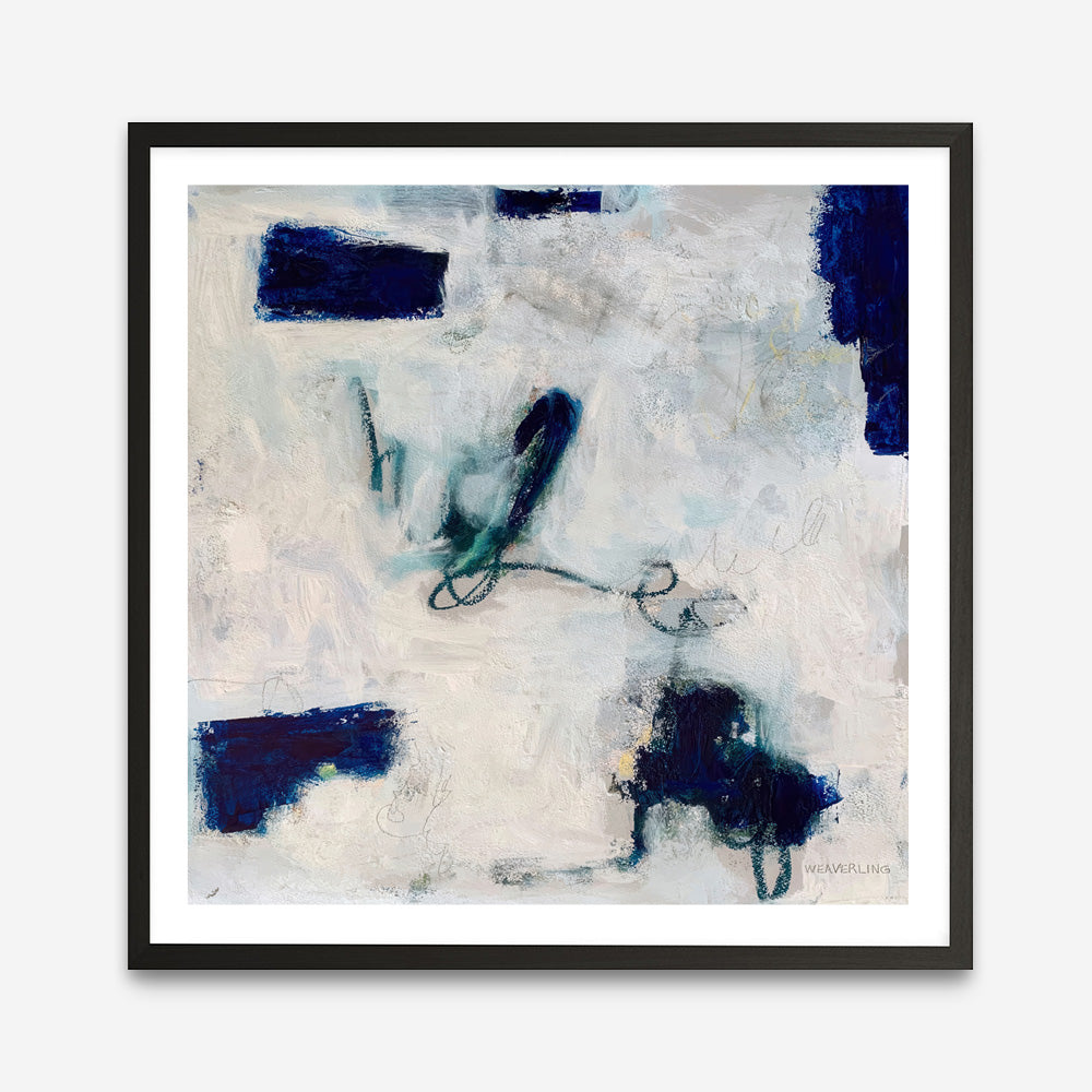 Drifting In Blue No. 2 (Square) Art Print
