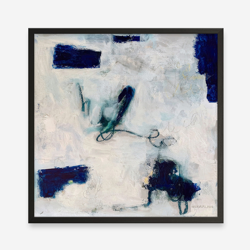 Drifting In Blue No. 2 (Square) Art Print