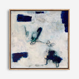 Drifting In Blue No. 2 (Square) Canvas Print