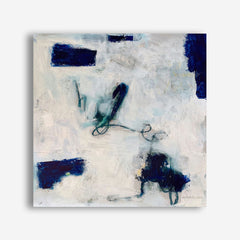 Drifting In Blue No. 2 (Square) Canvas Print