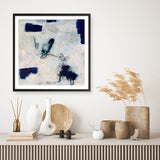 Drifting In Blue No. 2 (Square) Art Print