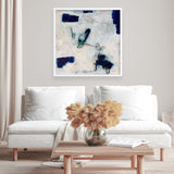 Drifting In Blue No. 2 (Square) Art Print