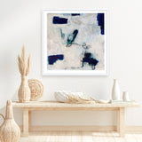 Drifting In Blue No. 2 (Square) Art Print
