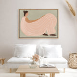 Basked Sun Canvas Wall Art Print