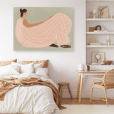 Basked Sun Canvas Wall Art Print