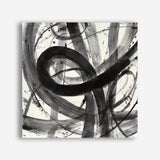Roller Coaster I on White (Square) Canvas Print