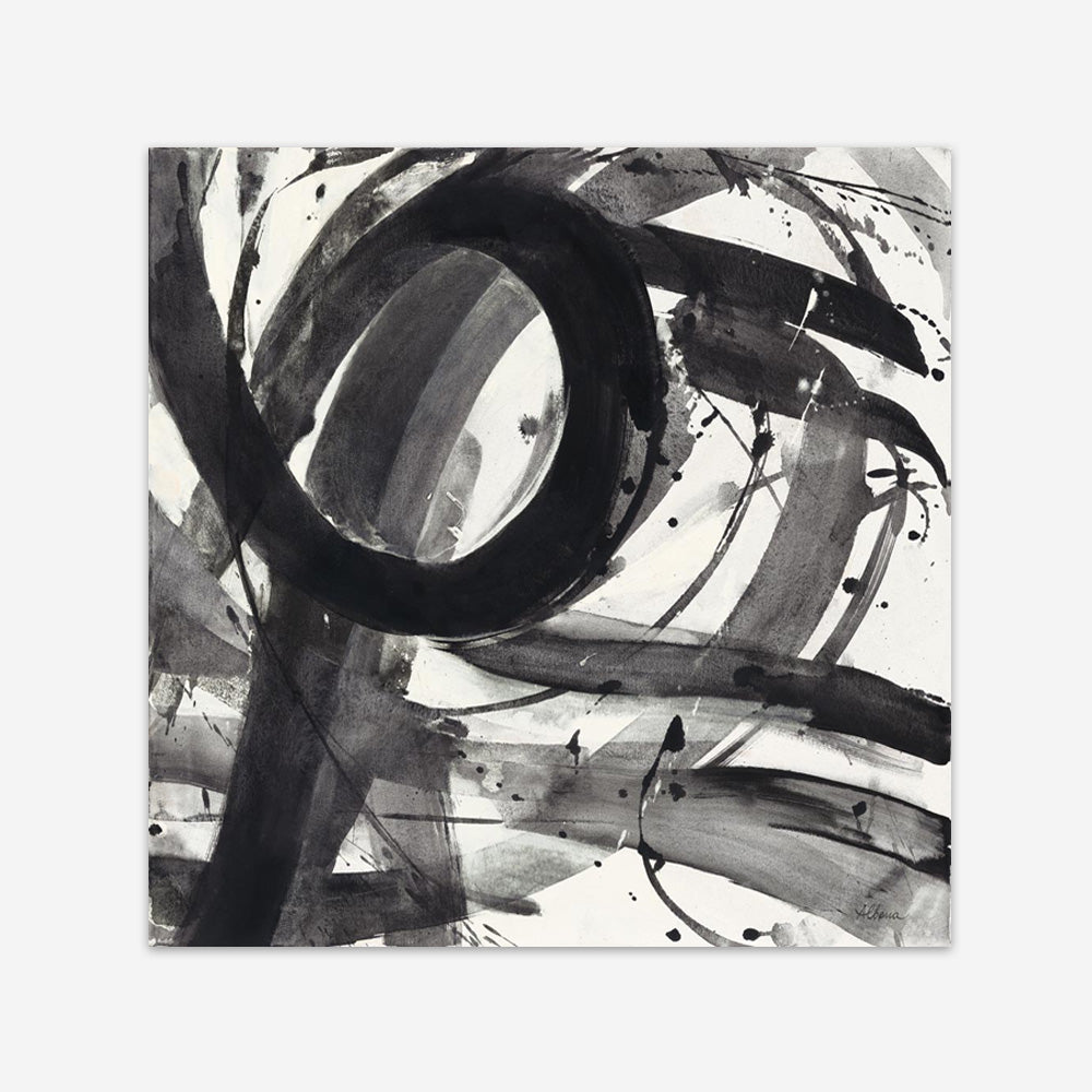 Roller Coaster II on White (Square) Art Print