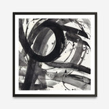 Roller Coaster II on White (Square) Art Print