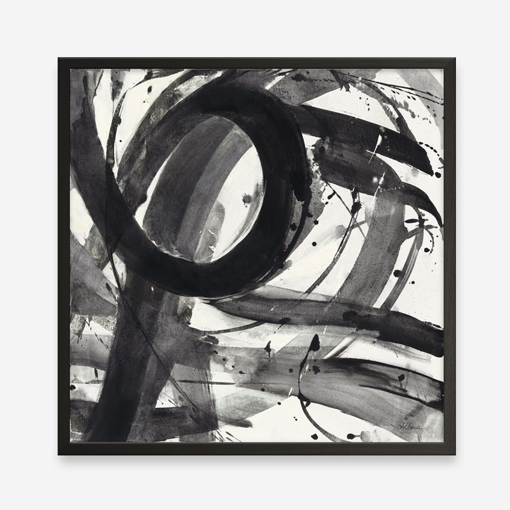 Roller Coaster II on White (Square) Art Print