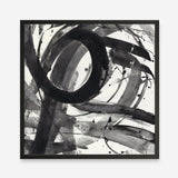 Roller Coaster II on White (Square) Art Print