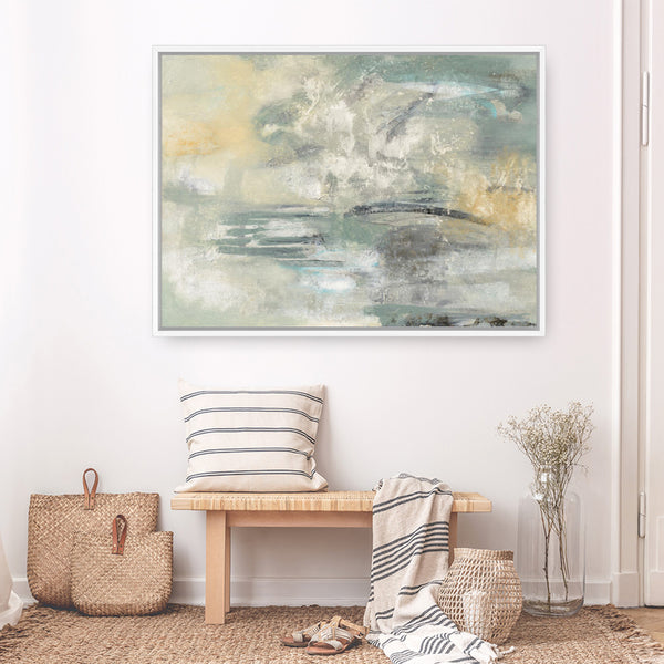 Looking at the Mist Canvas Print