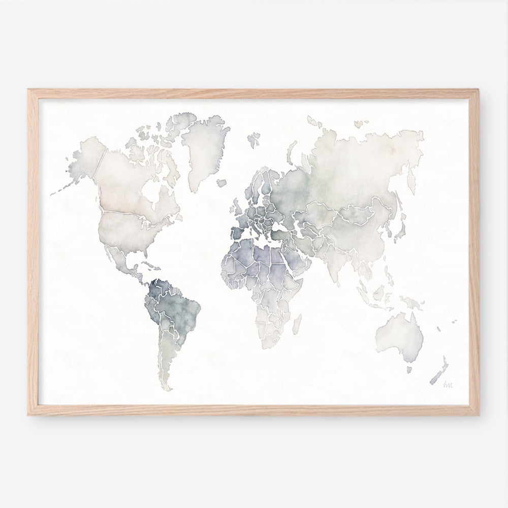 Watercolor Wanderlust Art Print