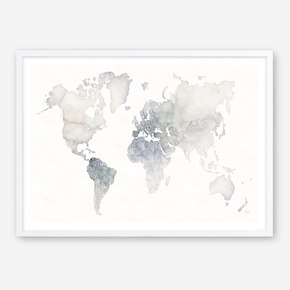 Watercolor Wanderlust Art Print