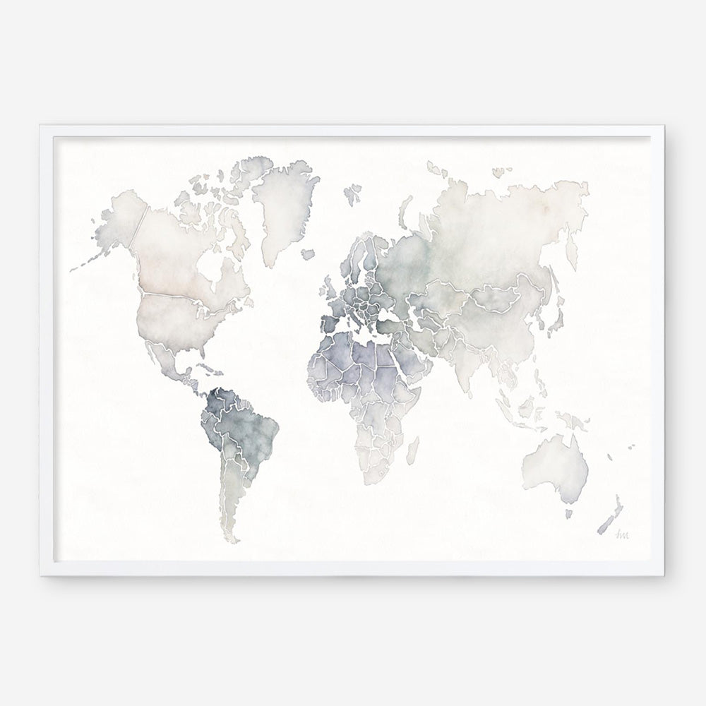 Watercolor Wanderlust Art Print