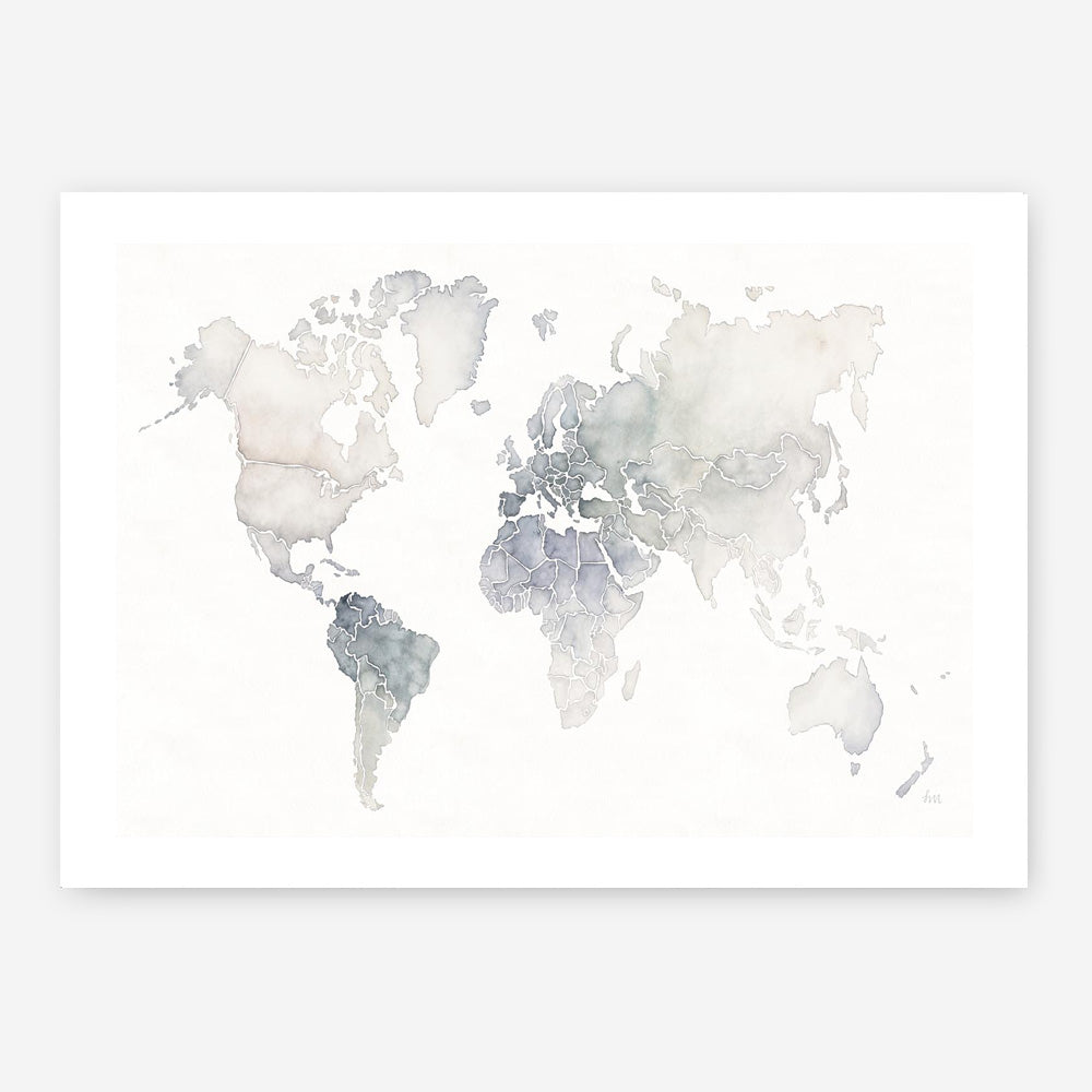 Watercolor Wanderlust Art Print