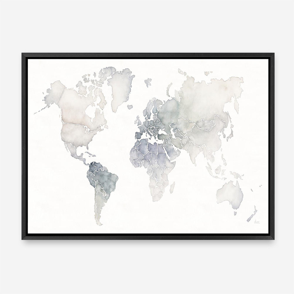 Watercolor Wanderlust Canvas Print