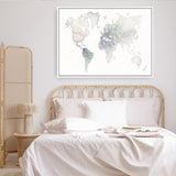 Watercolor Wanderlust Canvas Print