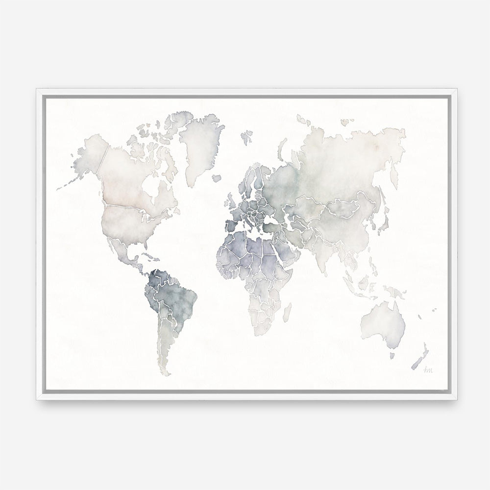 Watercolor Wanderlust Canvas Print