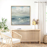 Waves (Square) Canvas Print