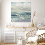 Waves (Square) Canvas Print