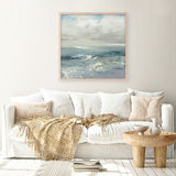 Waves (Square) Art Print