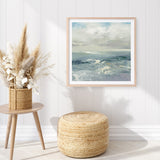 Waves (Square) Art Print