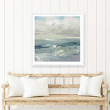 Waves (Square) Art Print
