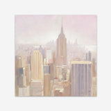 Manhattan in the Mist (Square) Art Print