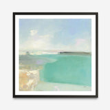 Summer Coastline (Square) Art Print
