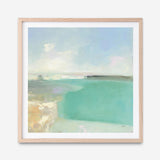 Summer Coastline (Square) Art Print