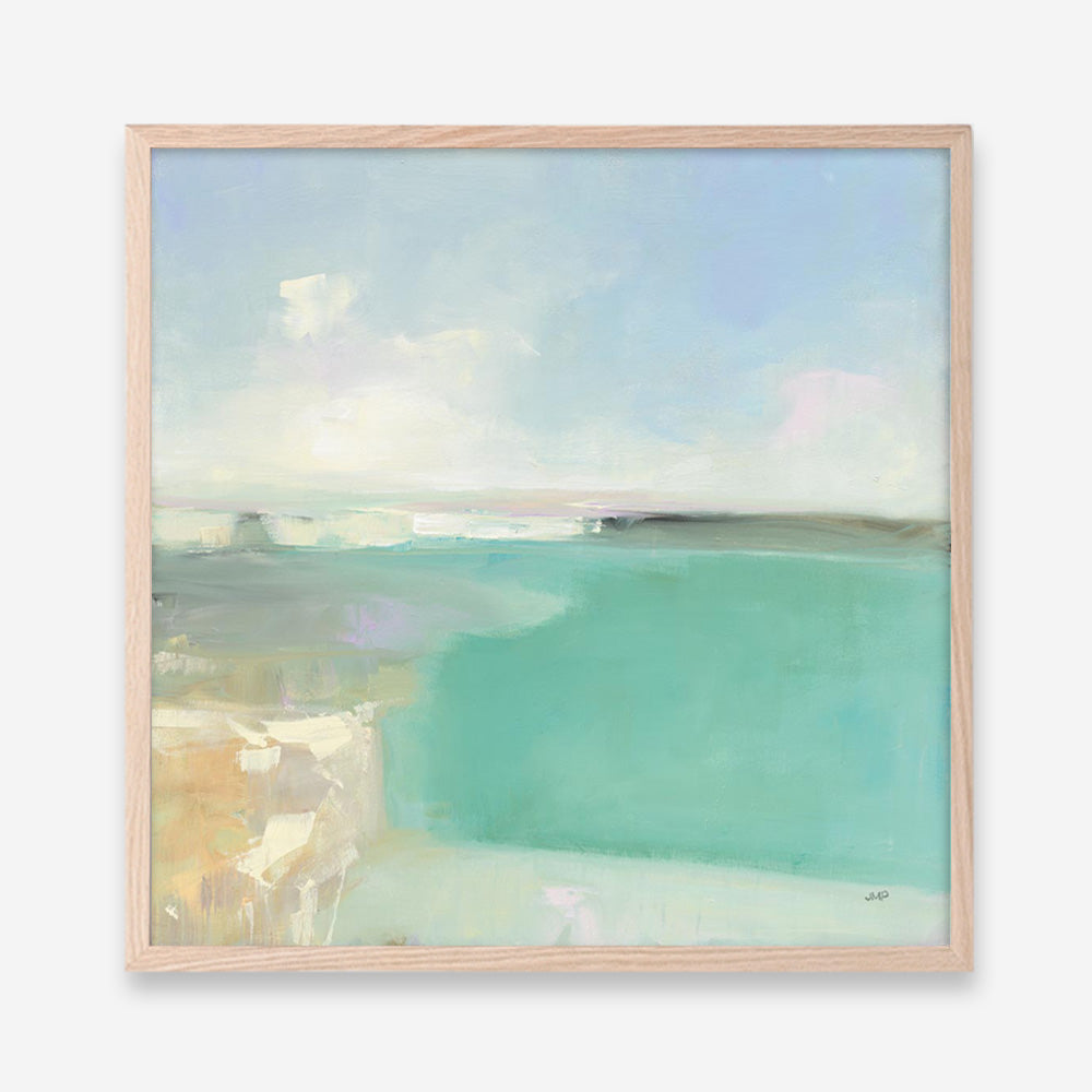 Summer Coastline (Square) Art Print