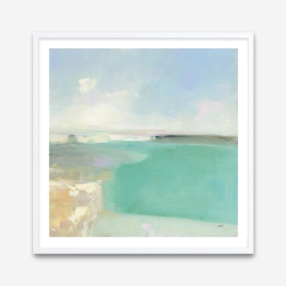 Summer Coastline (Square) Art Print