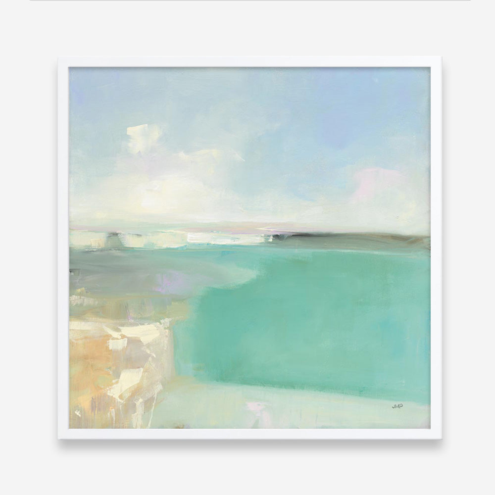 Summer Coastline (Square) Art Print