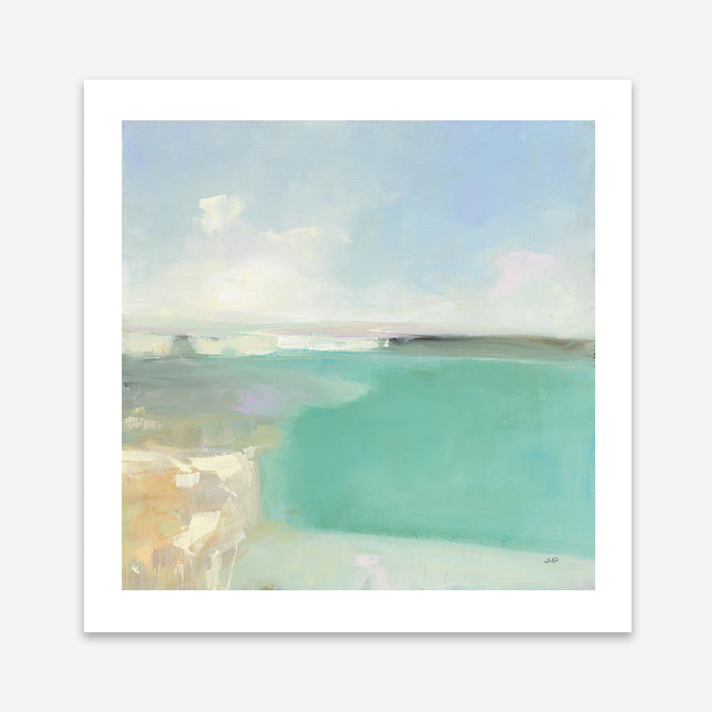 Summer Coastline (Square) Art Print