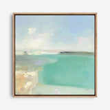 Summer Coastline (Square) Canvas Print