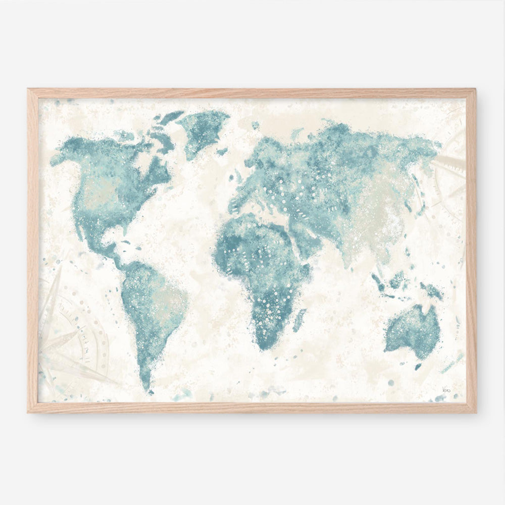 Explore the World I no Words Light Art Print