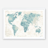 Explore the World I no Words Light Art Print