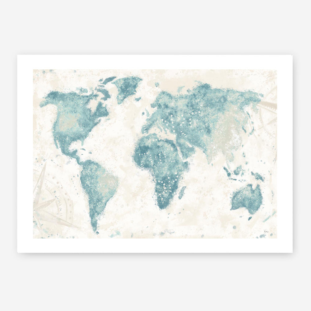 Explore the World I no Words Light Art Print