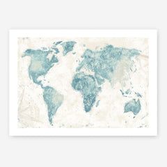Explore the World I no Words Light Art Print