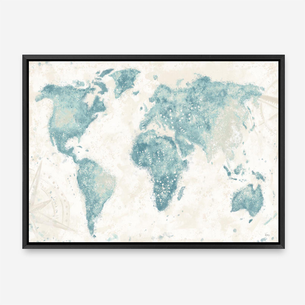 Explore the World I no Words Light Canvas Print