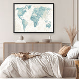 Explore the World I no Words Light Canvas Print