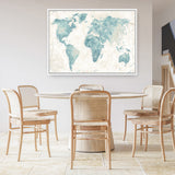 Explore the World I no Words Light Canvas Print